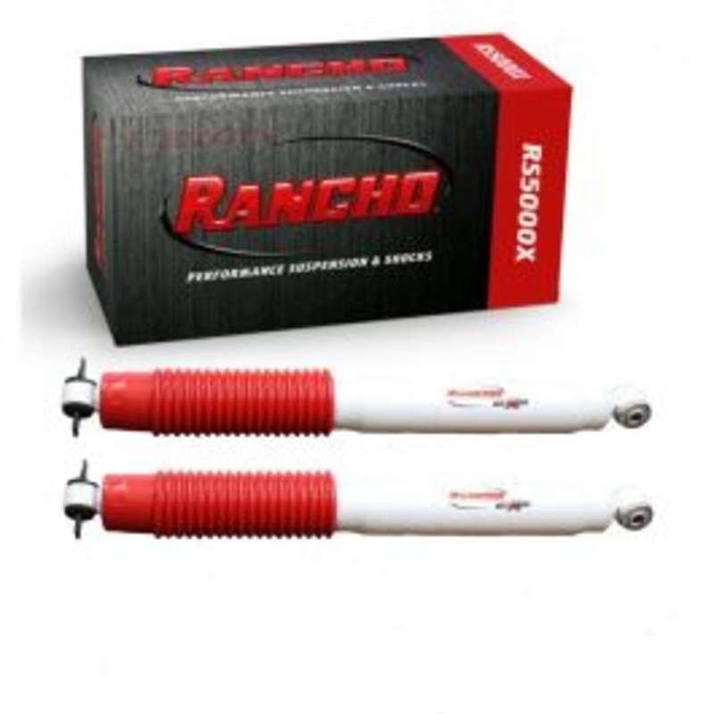 2 pc Rancho RS5000X Rear Shock Absorbers for 1983-1990 GMC S15