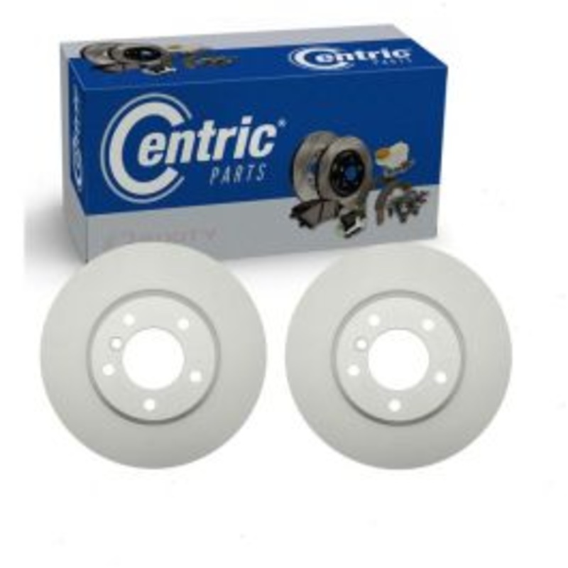 2 pc Centric GCX Front Disc Brake Rotors for 2008-2010 BMW 528i