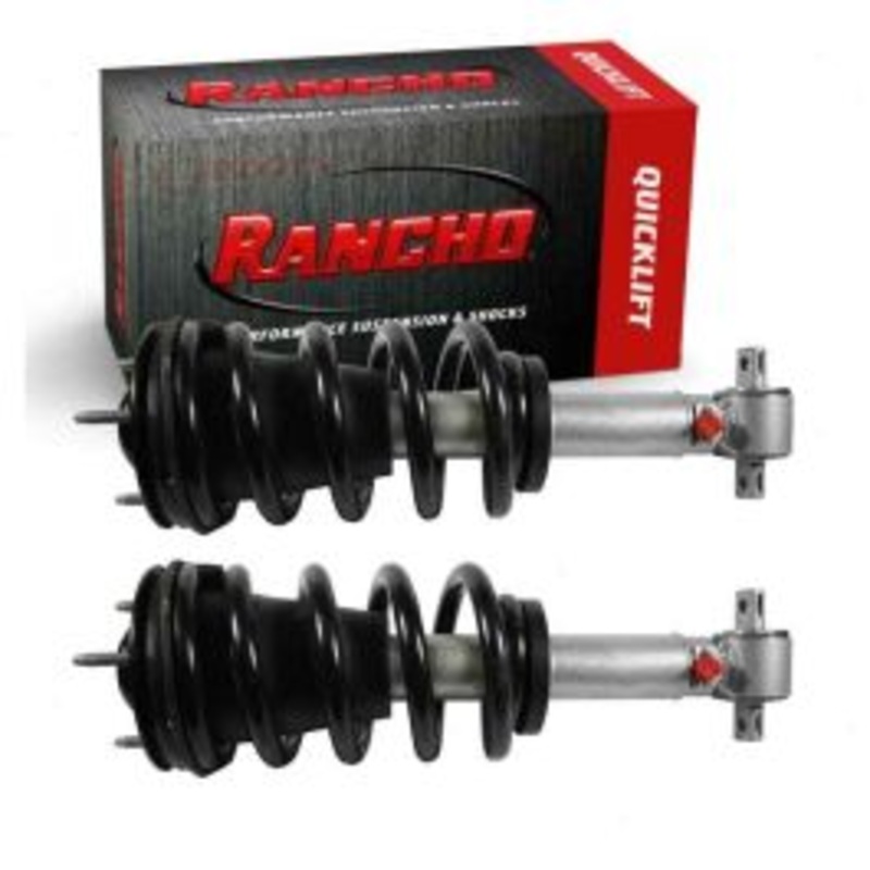 2 pc Rancho QuickLIFT Front Suspension Strut & Coil Springs for 2007-2019 Chevrolet Tahoe
