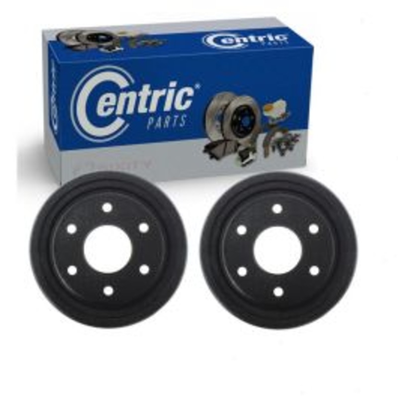 2 pc Centric Premium Rear Brake Drums for 1992-1997 GMC Yukon