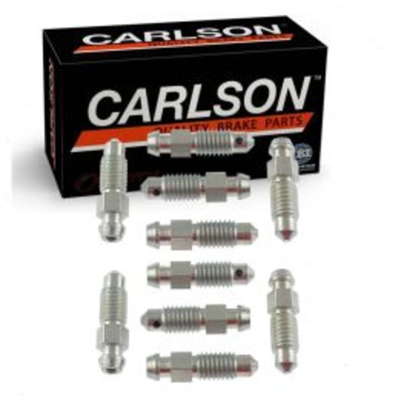 2 pc Carlson Rear Brake Bleeder Screws for 2016 Chevrolet Spark Classic