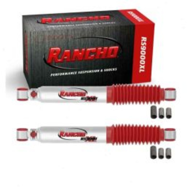 2 pc Rancho RS9000XL Rear Shock Absorbers for 1977-1993 Dodge D150