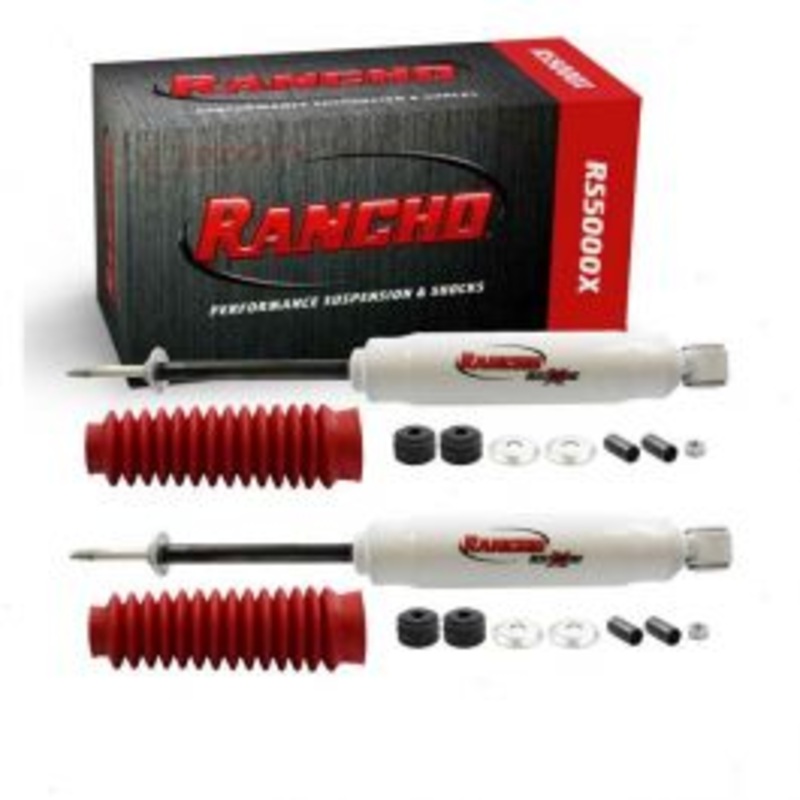 2 pc Rancho RS5000X Front Shock Absorbers for 1975-1991 Ford E-350 Econoline