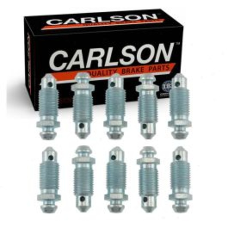 Carlson Front Brake Bleeder Screw for 1981-1990 Ford Escort