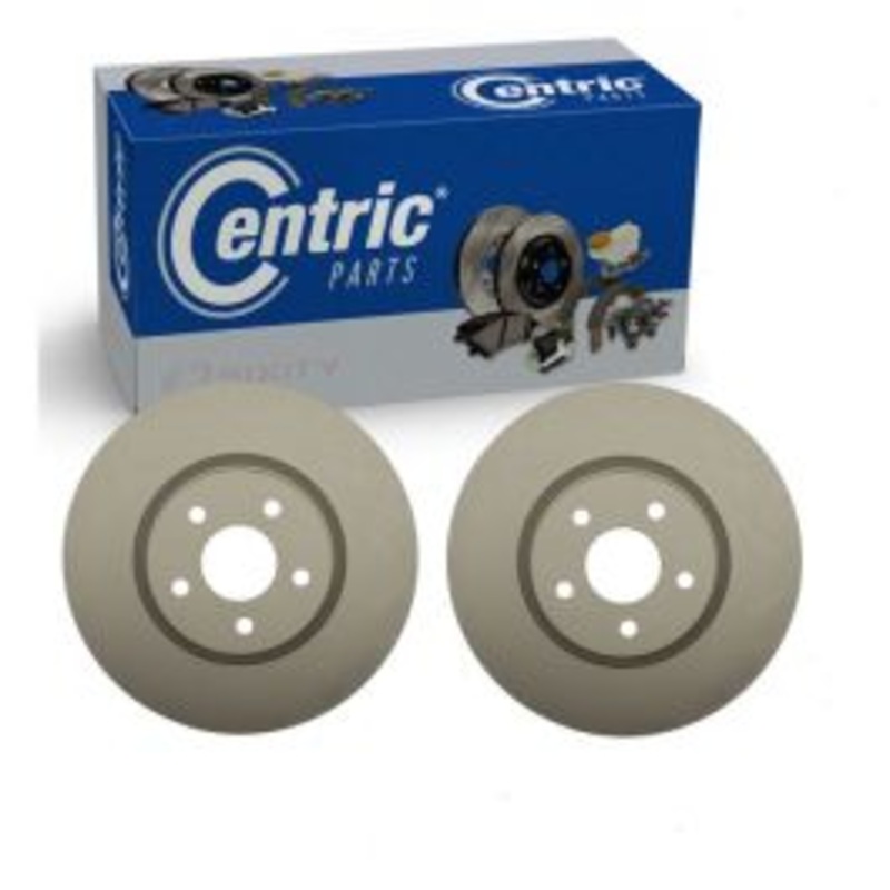 2 pc Centric GCX Front Disc Brake Rotors for 2014-2018 Ford Transit Connect
