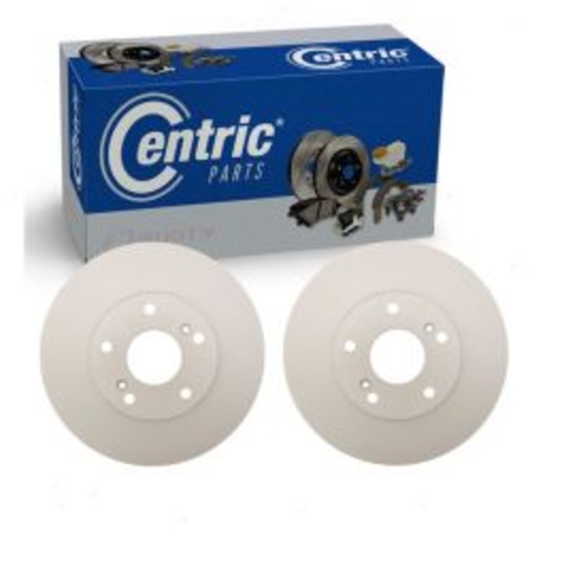 2 pc Centric GCX Front Disc Brake Rotors for 2002-2004 Honda CR-V