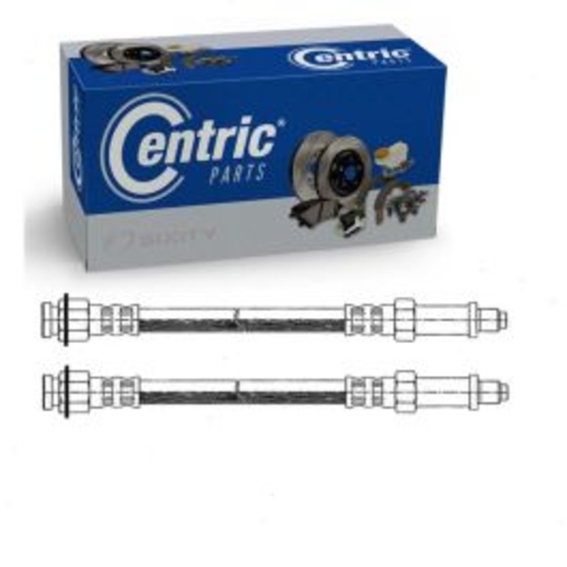 2 pc Centric Premium Front Brake Hydraulic Hoses for 1958-1961 Chevrolet Nomad