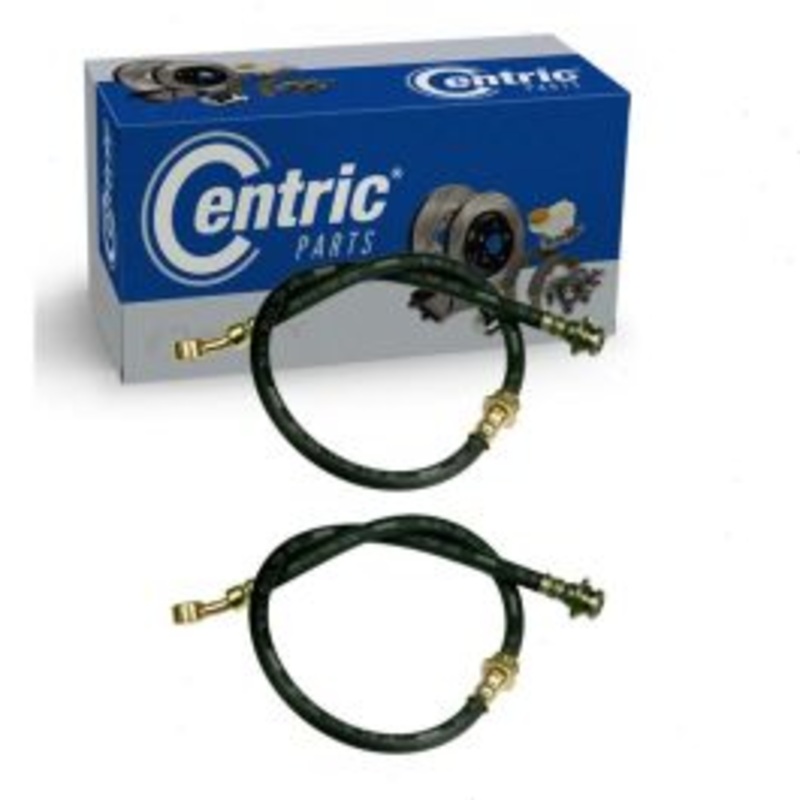 2 pc Centric Premium Front Brake Hydraulic Hoses for 2003-2015 IC Corporation RE School Bus