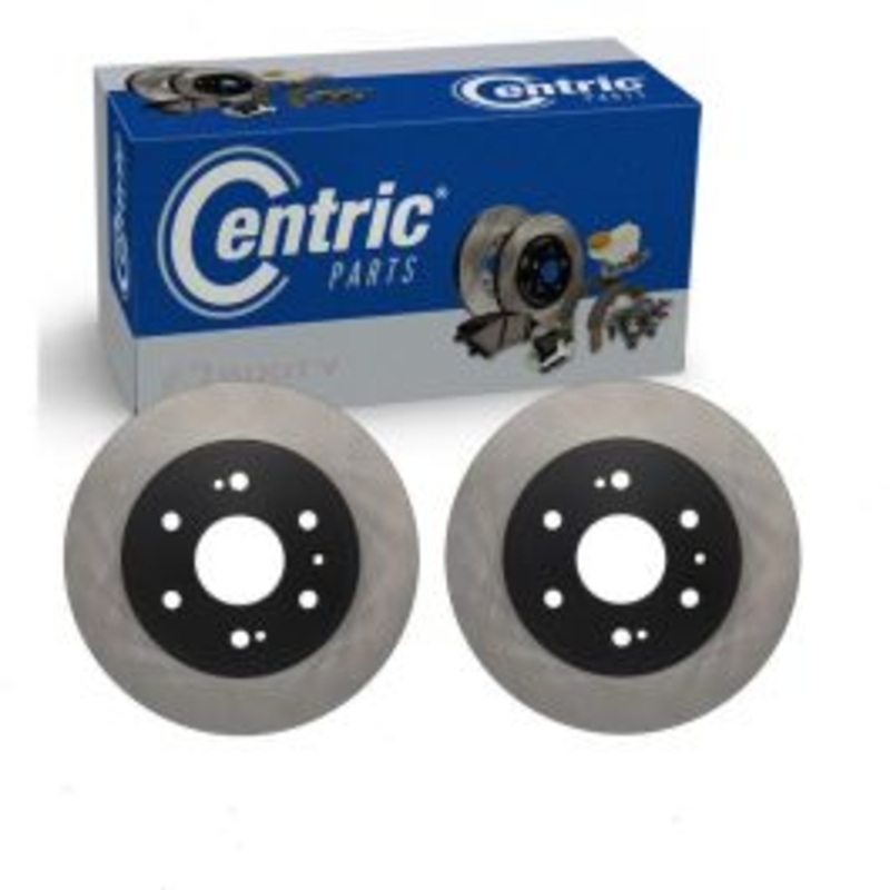 2 pc Centric Premium Front Disc Brake Rotors for 2015-2020 GMC Yukon XL