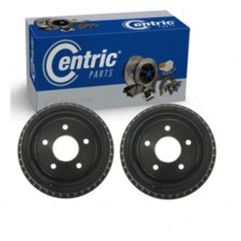 2 pc Centric Premium Rear Brake Drums for 1996-2000 Isuzu Hombre