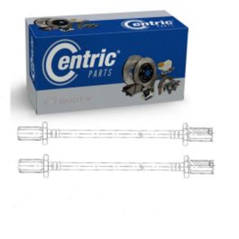 2 pc Centric Premium Front Brake Hydraulic Hoses for 1980-1983 Ford C8000