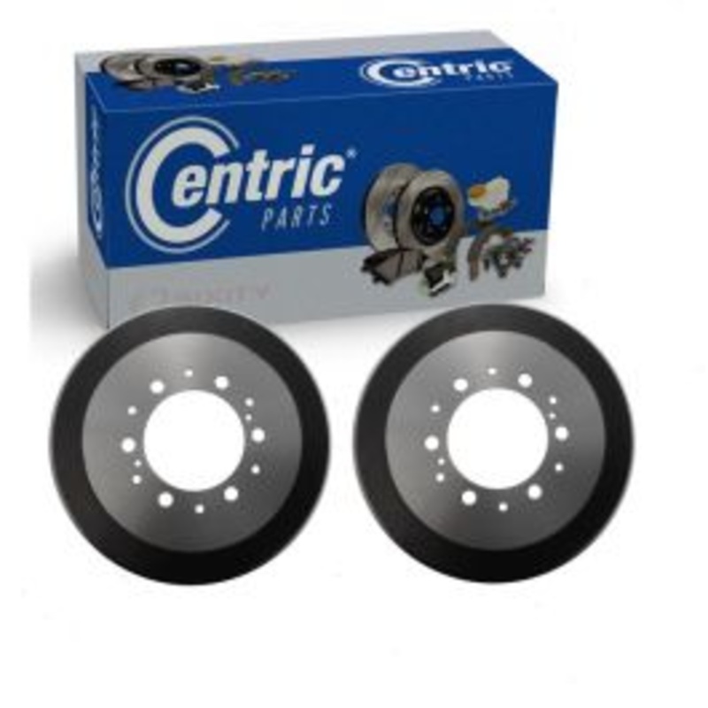 2 pc Centric Premium Rear Brake Drums for 2004-2009 Toyota Hilux