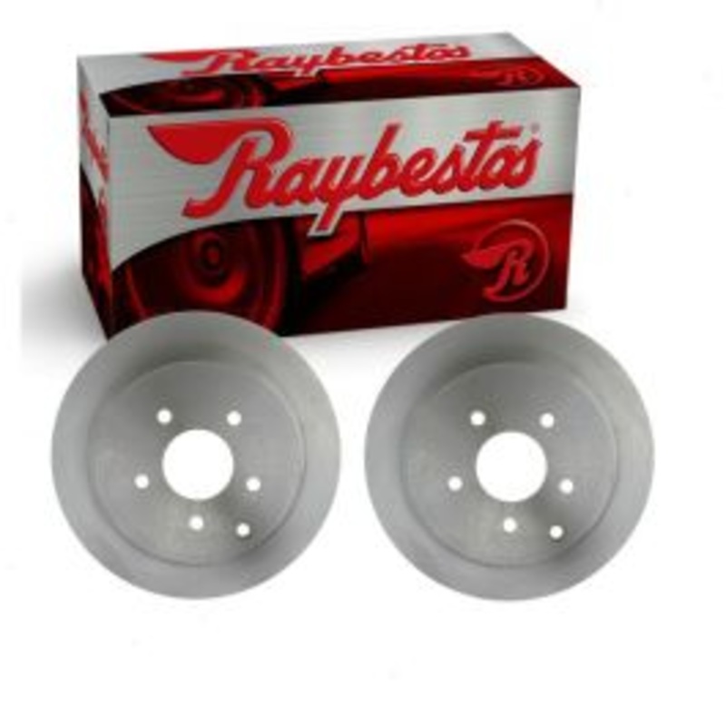 2 pc Raybestos R-Line Rear Disc Brake Rotors for 2003-2023 Nissan Murano