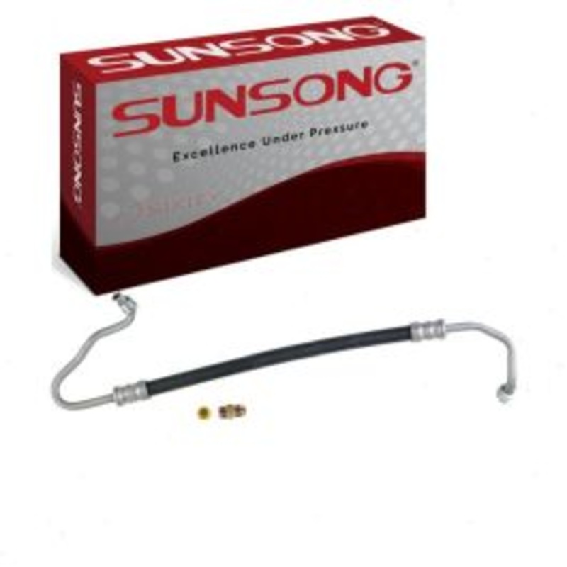 Sunsong Power Steering Pressure Line Hose for 1968-1972 GMC K35 K3500 Pickup