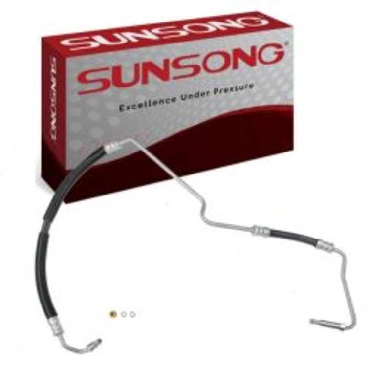 Sunsong Power Steering Pressure Line Hose for 2000-2004 Cadillac Seville 4.6L V8