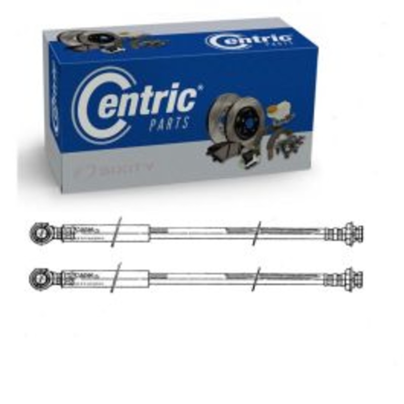 2 pc Centric Premium Front Brake Hydraulic Hoses for 1979-1983 Chevrolet Malibu