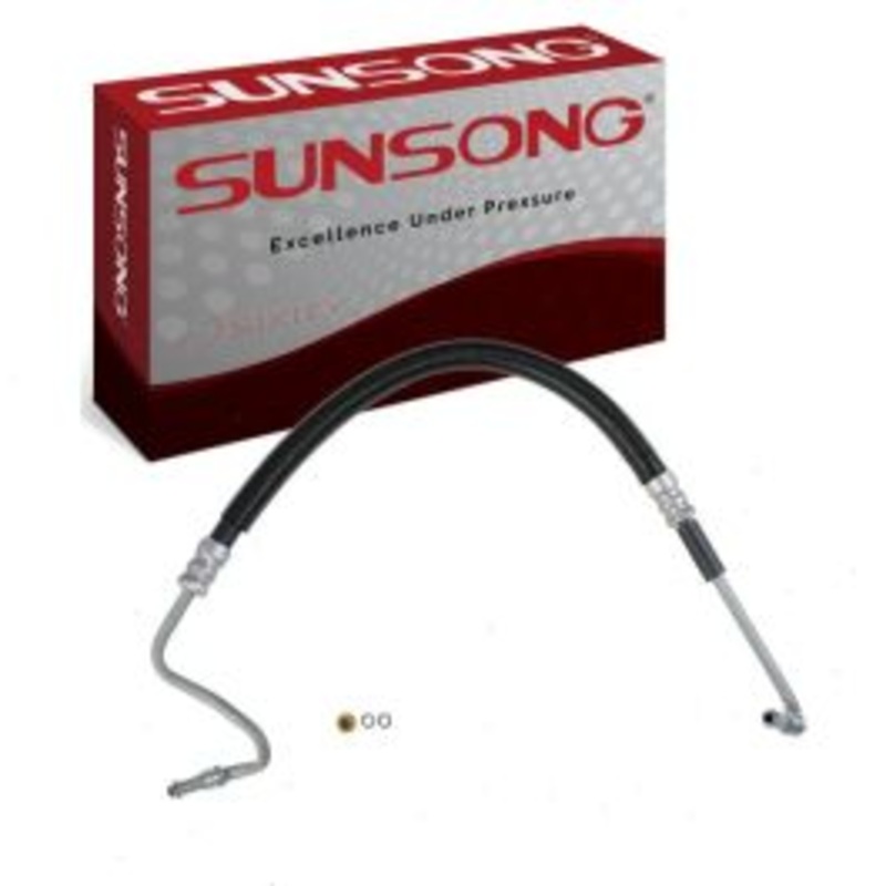 Sunsong Pump To Hydroboost Power Steering Pressure Line Hose for 2001-2010 GMC Sierra 2500 HD 6.0L V8