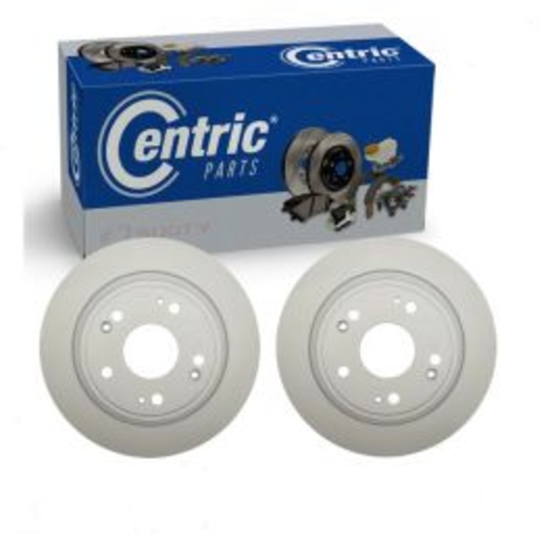 2 pc Centric GCX Rear Disc Brake Rotors for 2005-2023 Honda Accord 3.0L V6