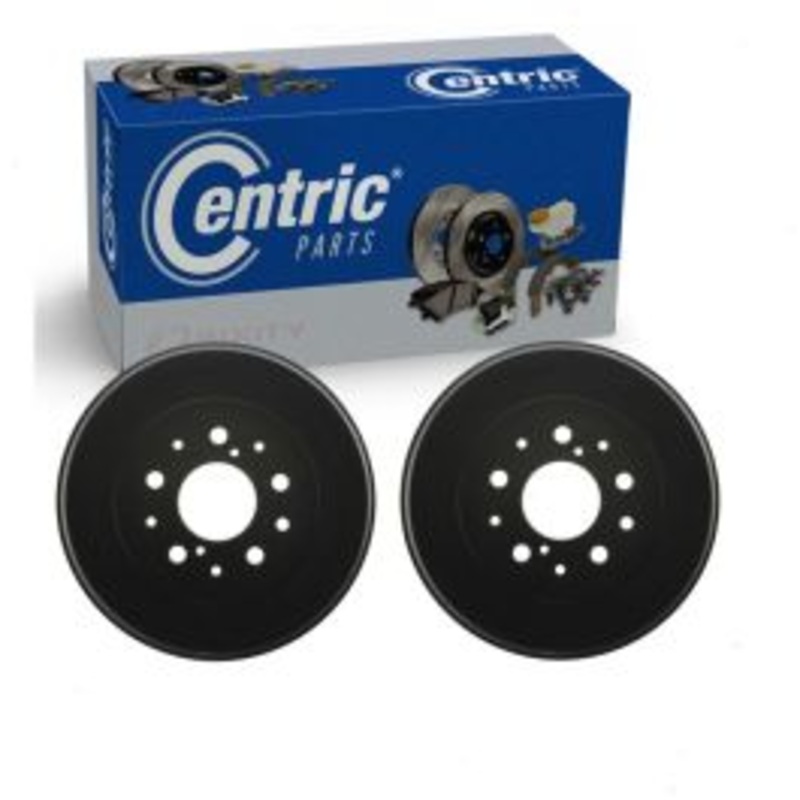 2 pc Centric Premium Rear Brake Drums for 1995-2004 Toyota Tacoma