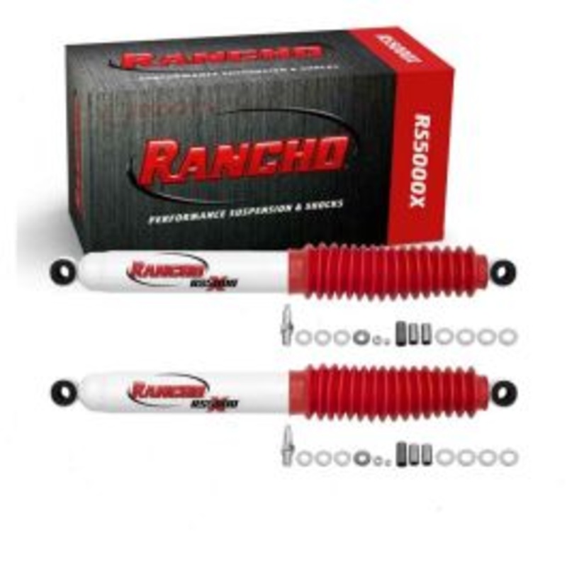 2 pc Rancho RS5000X Rear Shock Absorbers for 1989-1991 Chevrolet V2500 Suburban