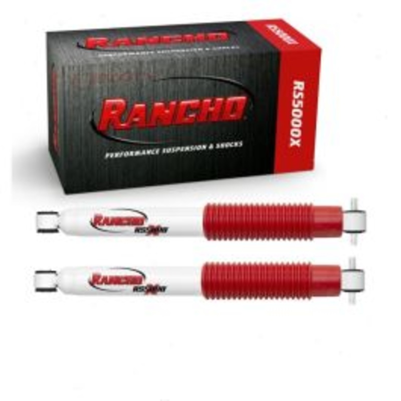 2 pc Rancho RS5000X Rear Shock Absorbers for 2018 Jeep Wrangler JK