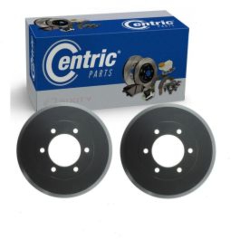 2 pc Centric Premium Rear Brake Drums for 2006 Isuzu i-280