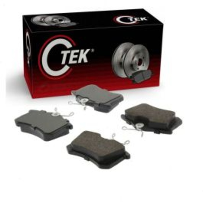 Centric CTEK Rear Disc Brake Pad Set for 1986-1989 Volkswagen Scirocco
