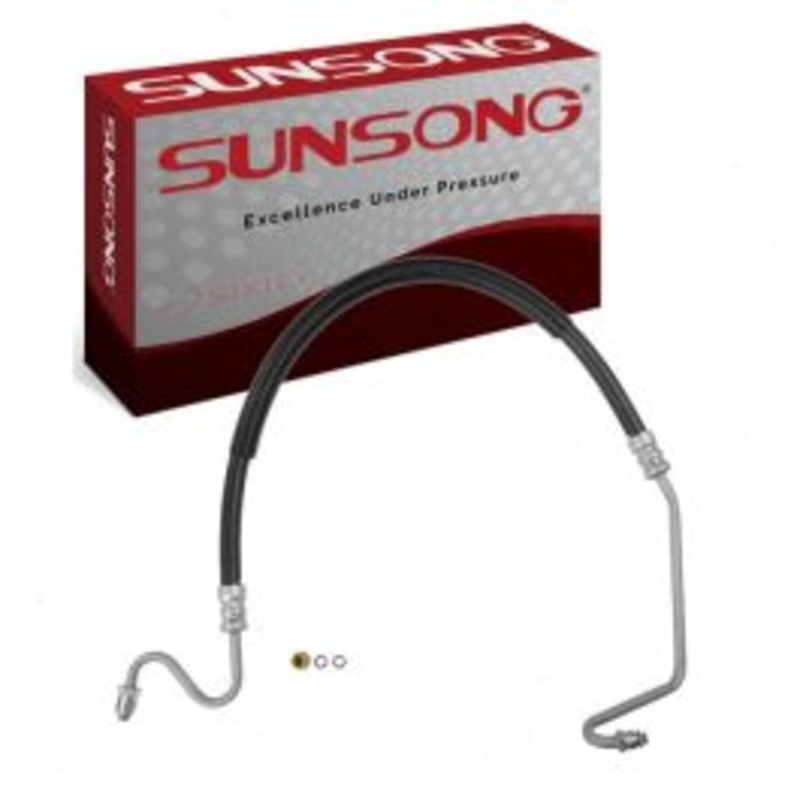 Sunsong Hydroboost To Gear Power Steering Pressure Line Hose for 1987-1991 GMC V1500 Suburban
