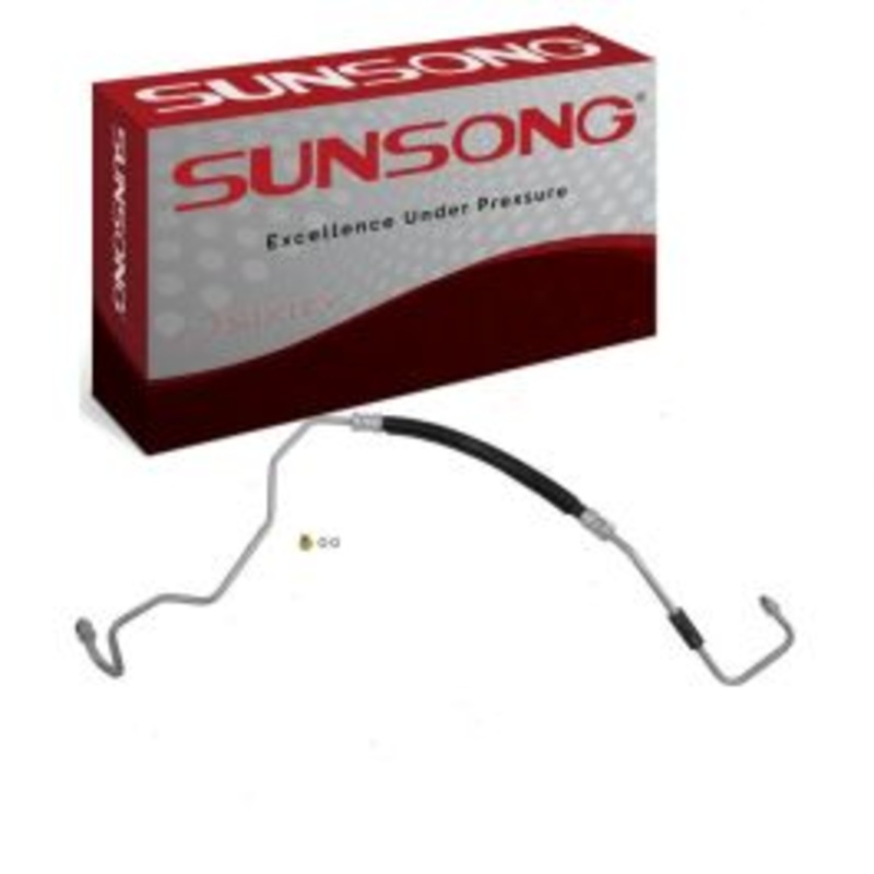 Sunsong Hydroboost To Gear Power Steering Pressure Line Hose for 2011 GMC Sierra 1500