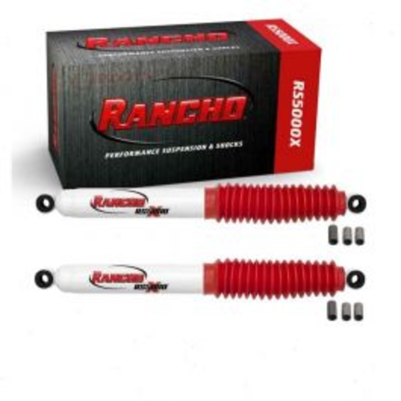 2 pc Rancho RS5000X Rear Shock Absorbers for 1943-1958 Jeep Willys