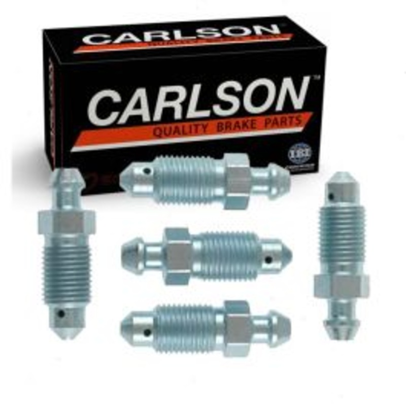 Carlson Front Brake Bleeder Screw for 1985-1990 Nissan Pulsar NX 1.6L L4