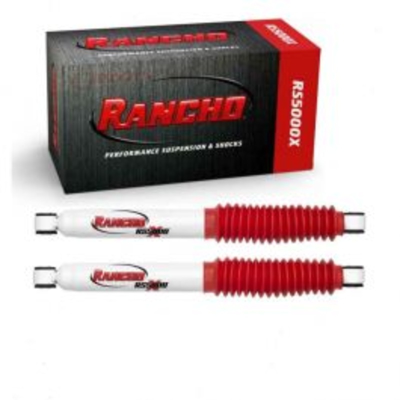 2 pc Rancho RS5000X Rear Shock Absorbers for 2011-2019 Ram 3500