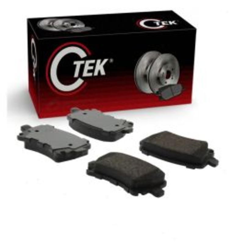Centric CTEK Rear Disc Brake Pad Set for 2012-2013 Volkswagen Golf R