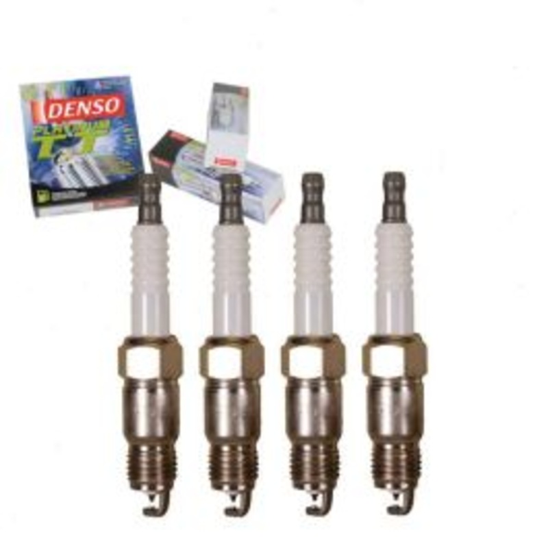 4 pc DENSO Platinum TT Spark Plugs for 1988-1991 Oldsmobile Cutlass Calais 2.5L L4