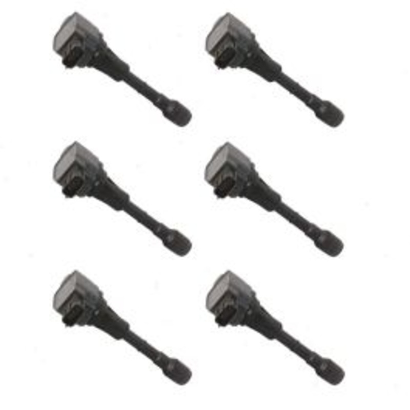 6 pc Hitachi Ignition Coils for 2013 Infiniti FX37 3.7L V6