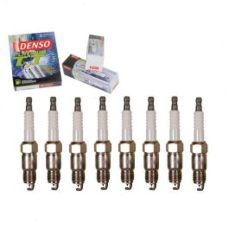 8 pc DENSO Platinum TT Spark Plugs for 1987 Chevrolet V10 5.7L V8