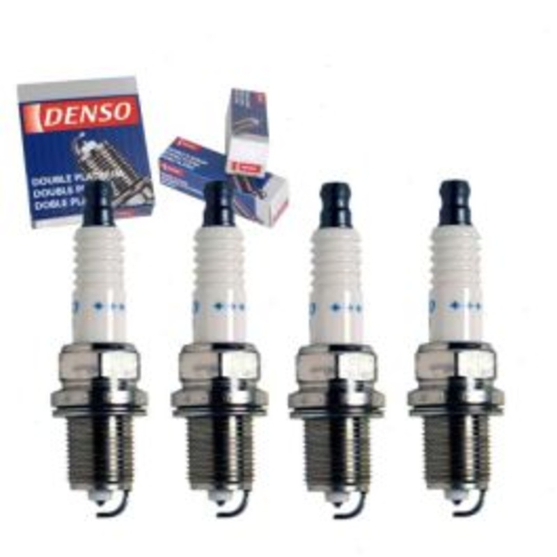 4 pc DENSO Double Platinum Spark Plugs for 1988 Chevrolet Nova 1.6L L4