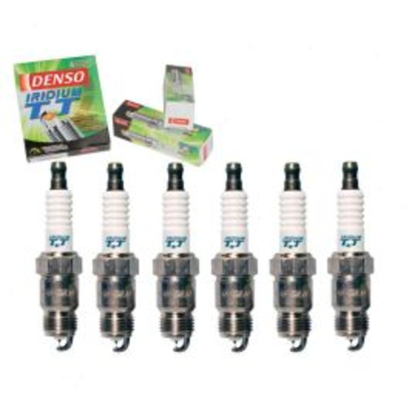 6 pc DENSO Iridium TT Spark Plugs for 1975-1984 Chevrolet G20 4.1L 4.8L L6
