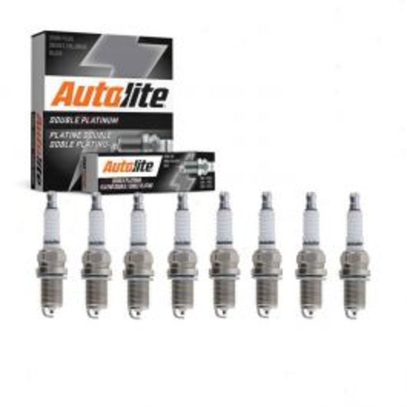 8 pc Autolite Double Platinum Spark Plug for 1992-1993 Dodge W150 5.2L 5.9L