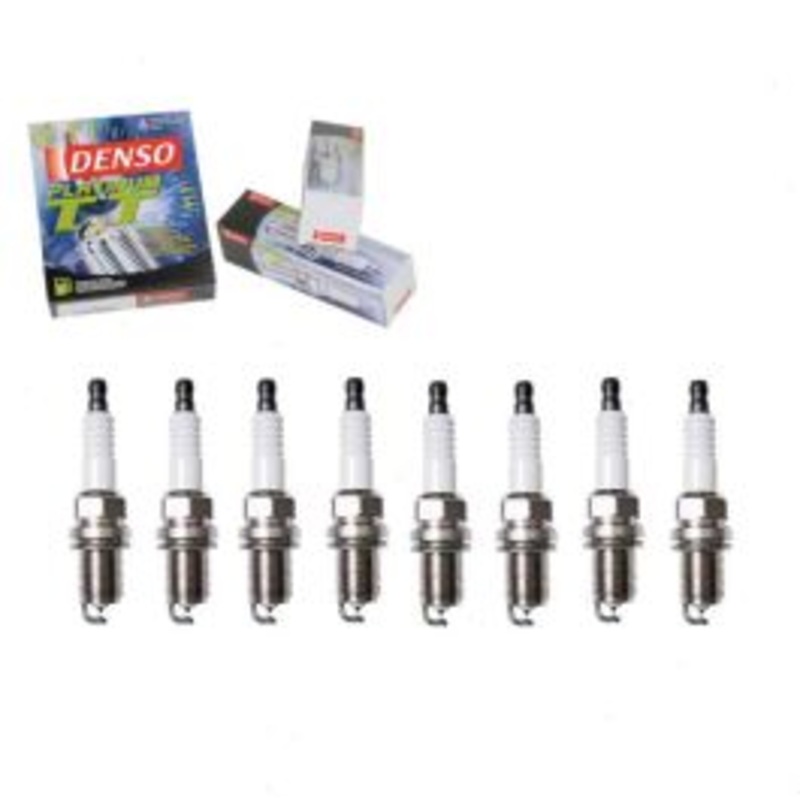 8 pc DENSO Platinum TT Spark Plugs for 1994-2007 Dodge Ram 1500 4.7L 5.2L 5.9L V8