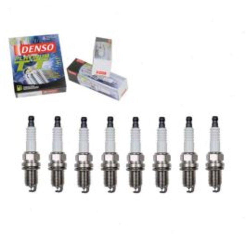 8 pc DENSO Platinum TT Spark Plugs for 1998-2007 Toyota Land Cruiser 4.7L V8