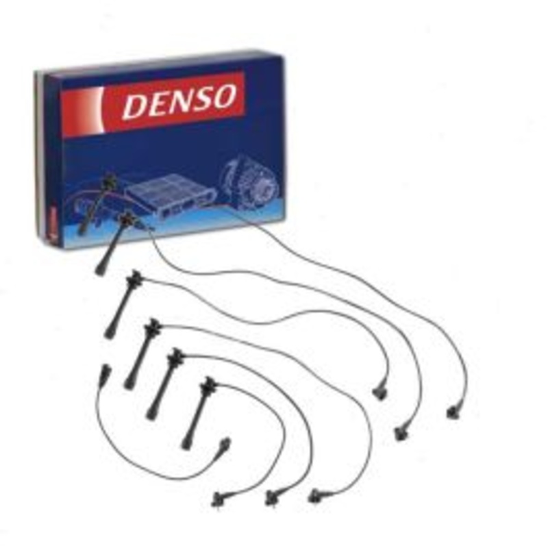 DENSO Spark Plug Wire Set for 1993-1997 Toyota Land Cruiser 4.5L L6
