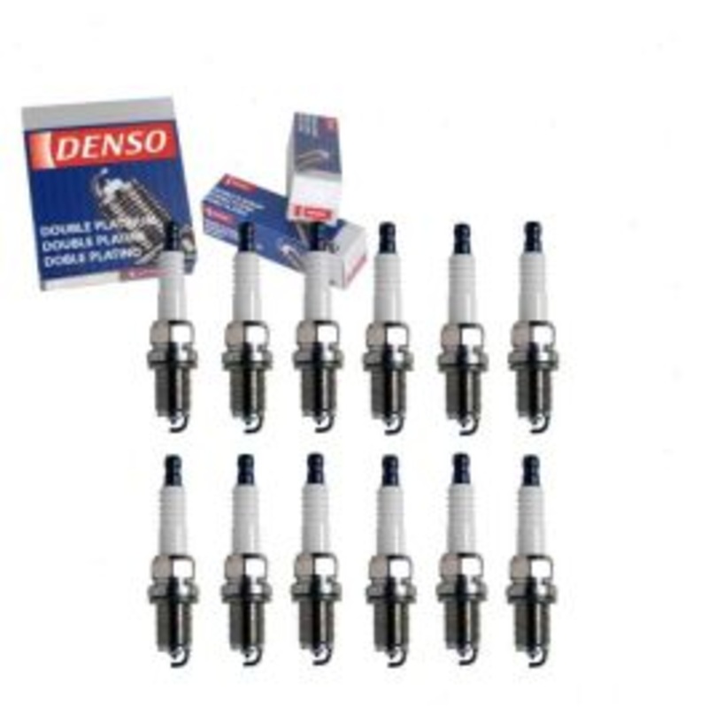 12 pc DENSO Double Platinum Spark Plugs for 2000-2002 Mercedes-Benz SL600 6.0L V12