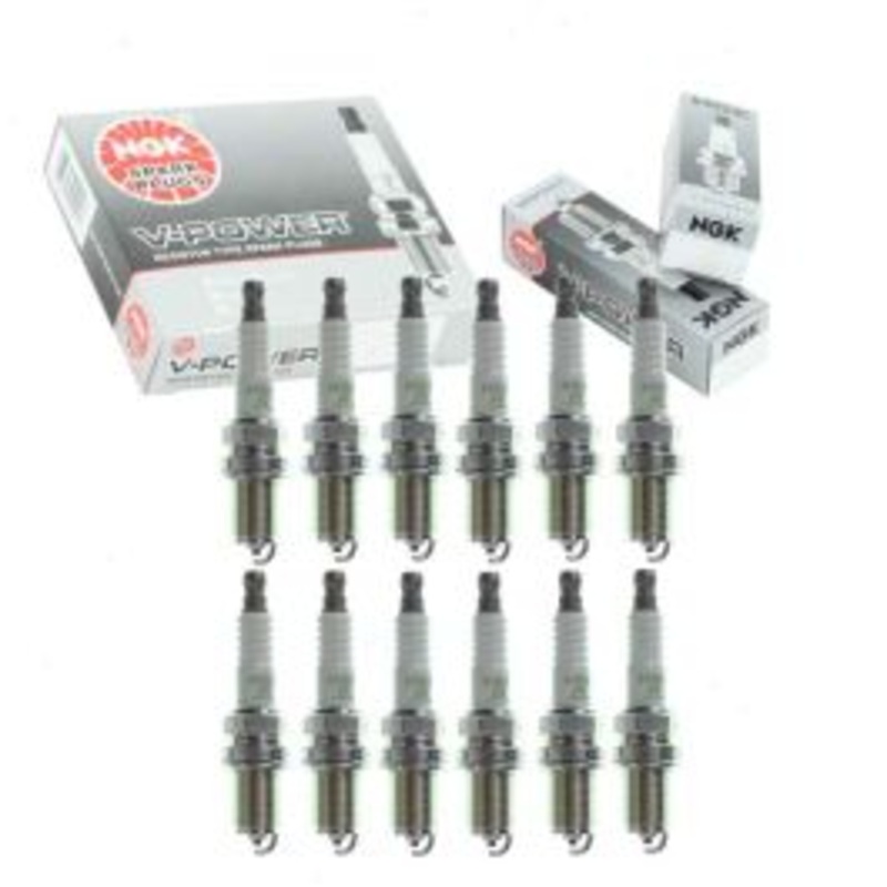 12 pc NGK V-Power Spark Plugs for 2003-2005 Mercedes-Benz ML350 3.7L V6