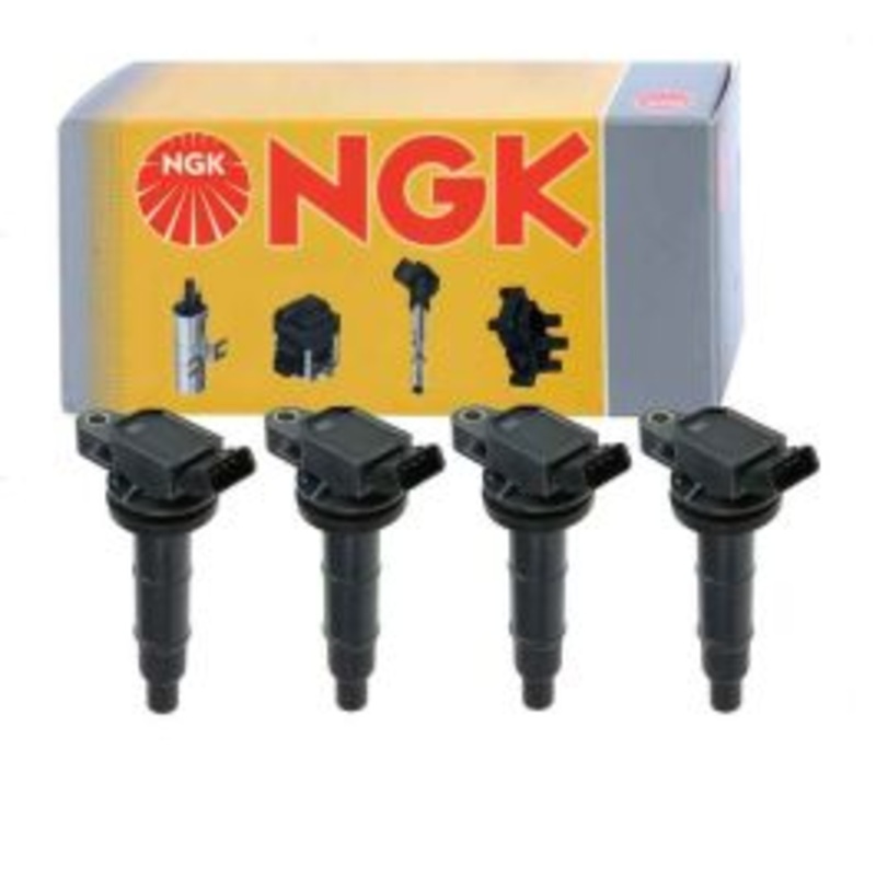 4 pc NGK Ignition Coils for 2001-2007 Toyota Highlander 2.4L L4