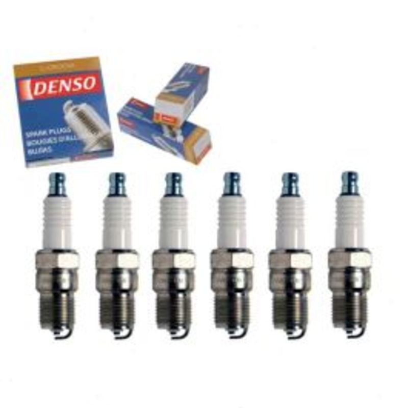 6 pc DENSO Standard U-Groove Spark Plugs for 1977-1978 Ford Mustang II 2.8L V6