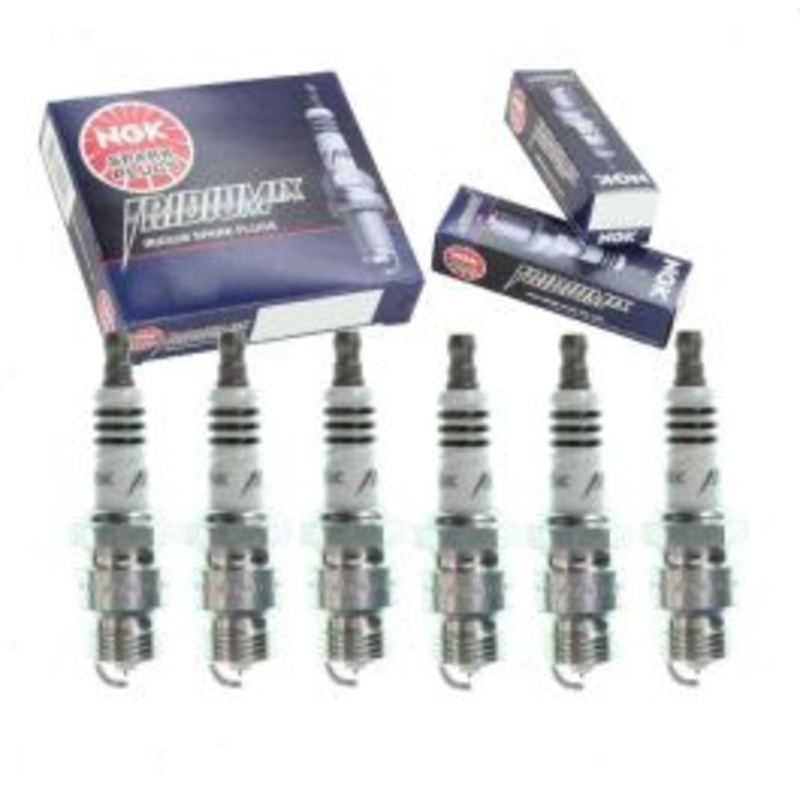 6 pc NGK Iridium IX Spark Plugs for 1975-1986 Ford E-150 Econoline Club Wagon 4.9L L6