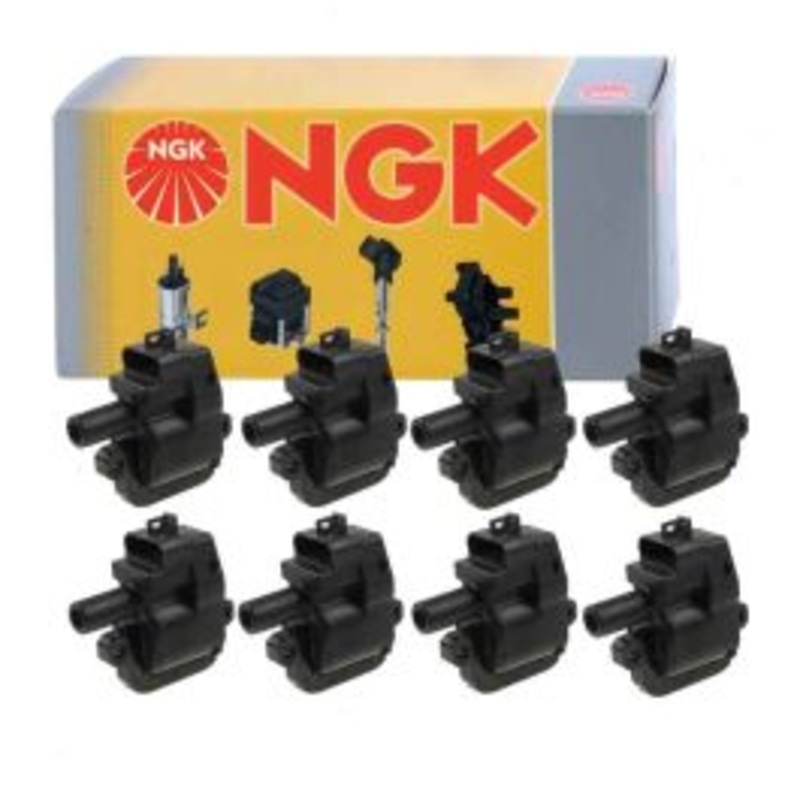 8 pc NGK Ignition Coils for 2002 Chevrolet Avalanche 2500 8.1L V8
