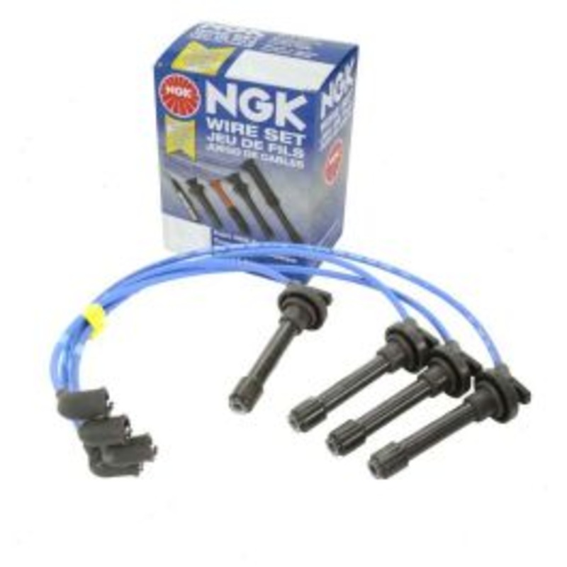 NGK Spark Plug Wire Set for 1990-1991 Honda Accord 2.2L L4