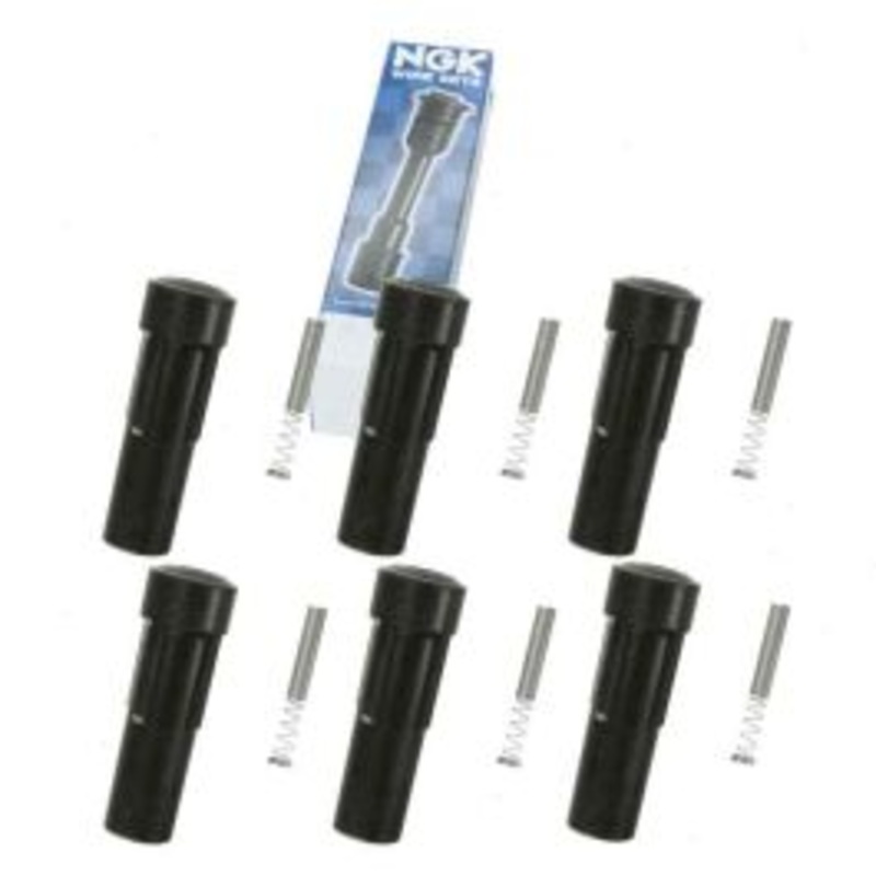 6 pc NGK Ignition Coil Boots for 2000-2006 Jeep TJ 4.0L L6